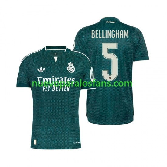 Camiseta de Fútbol Real Madrid Jude Bellingham 5 Hombre Exterior 2026-2027 Manga Corta