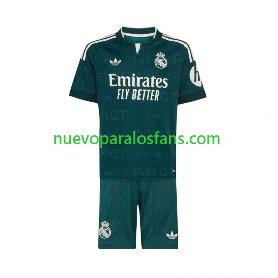 Camiseta de Fútbol Real Madrid Niño Exterior 2026-2027 Manga Corta