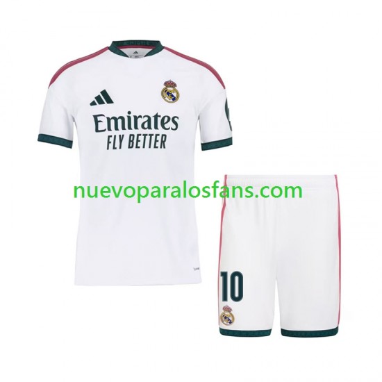 Camiseta de Fútbol Real Madrid Mbappé Kylian 10 Niño Casa 2026-2027 Manga Corta