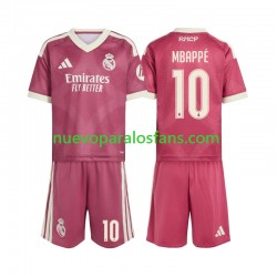 Camiseta de Fútbol Real Madrid Mbappé Kylian 10 Niño Tercera 2026-2027 Manga Corta
