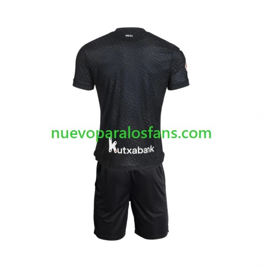 Camiseta de Fútbol Real Sociedad Niño Exterior 2026-2027 Manga Corta