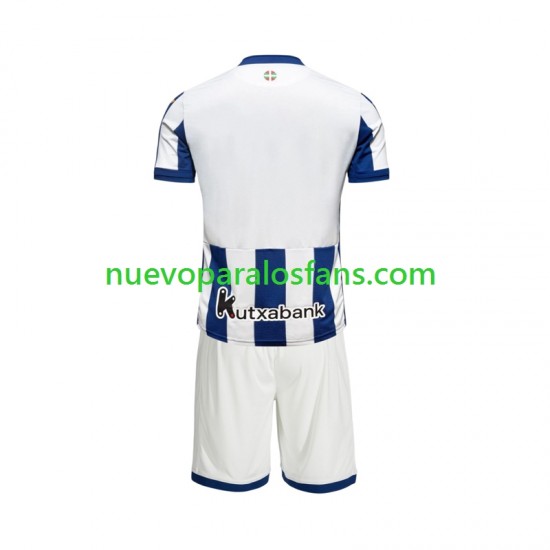 Camiseta de Fútbol Real Sociedad Niño Casa 2026-2027 Manga Corta