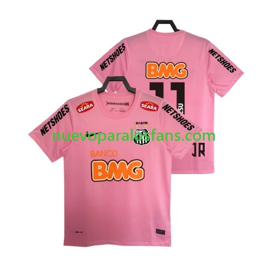 Camiseta de Fútbol Santos Neymar JR 11 2012 2013 Retro Hombre Cuarto Manga Corta