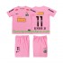 Camiseta de Fútbol Santos Neymar JR 11 2012 2013 Retro Niño Cuarto Manga Corta