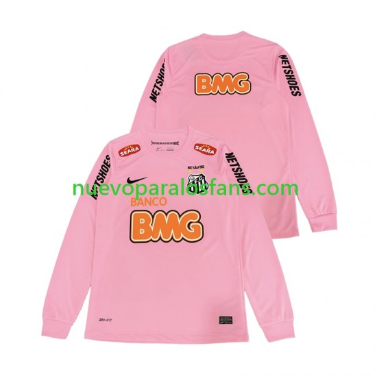 Camiseta de Fútbol Santos 2012 2013 Retro Hombre Cuarto Manga Larga