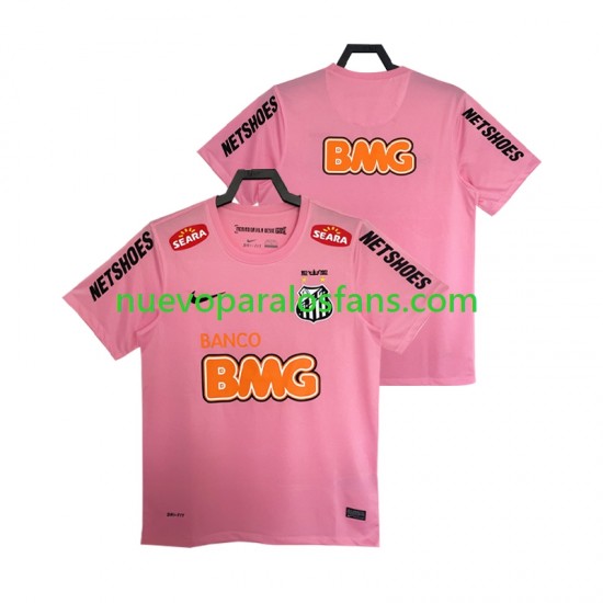 Camiseta de Fútbol Santos 2012 2013 Retro Hombre Cuarto Manga Corta