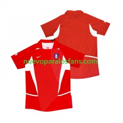 Camiseta de Fútbol Corea Del Sur Retro Hombre Casa 2002 Manga Corta