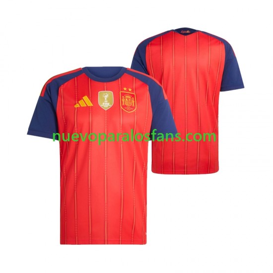 Camiseta de Fútbol España 2-star Hombre Casa 2026-2027 Manga Corta