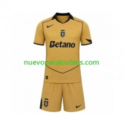 Camiseta de Fútbol Sporting CP Niño Exterior 2026-2027 Manga Corta