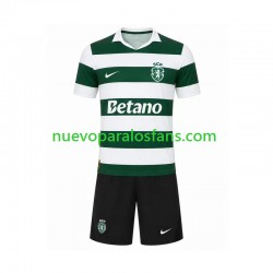 Camiseta de Fútbol Sporting CP Niño Casa 2026-2027 Manga Corta