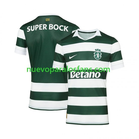 Camiseta de Fútbol Sporting CP Hombre Casa 2026-2027 Manga Corta