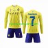 Camiseta de Fútbol Al-Nassr Cristiano Ronaldo 7 Niño Casa 2023-2024 Manga Larga