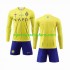 Camiseta de Fútbol Al-Nassr Niño Casa 2023-2024 Manga Larga