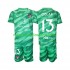 Camiseta de Fútbol Verde Atlético Madrid Jan Oblak 13 Portero Niño Exterior 2023-2024 Manga Corta