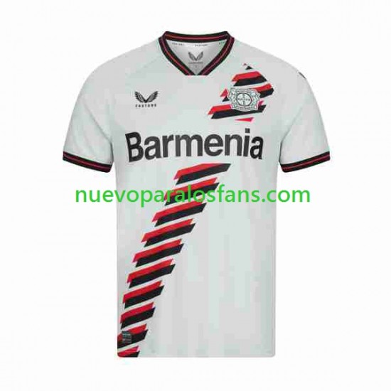 Camiseta de Fútbol Bayer 04 Leverkusen Hombre Exterior 2023-2024 Manga Corta