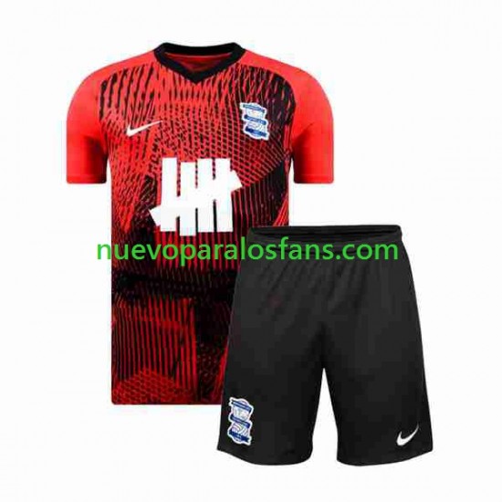 Camiseta de Fútbol Birmingham City Niño Exterior 2023-2024 Manga Corta