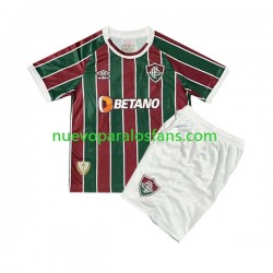 Camiseta de Fútbol Fluminense Niño Casa 2023-2024 Manga Corta