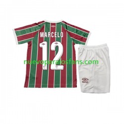 Camiseta de Fútbol Fluminense Marcelo 12 Niño Casa 2023-2024 Manga Corta