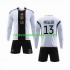 Camiseta de Fútbol Alemania MULLER 13 Niño Casa Copa Mundial 2022 Manga Larga