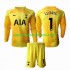 Camiseta de Fútbol Tottenham Hotspur Hugo Lloris 1 Portero Niño Casa 2022-2023 Manga Larga