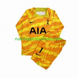 Camiseta de Fútbol Tottenham Hotspur Hugo Orangecolor Portero Niño Exterior 2023-2024 Manga Larga