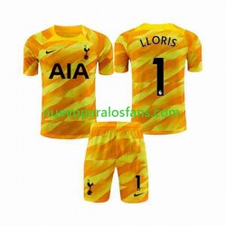 Camiseta de Fútbol Tottenham Hotspur Hugo Orangecolor Portero Niño Exterior 2023-2024 Manga Corta