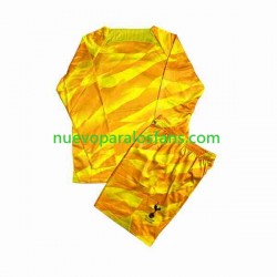 Camiseta de Fútbol Tottenham Hotspur Orangecolor Portero Niño Exterior 2023-2024 Manga Larga
