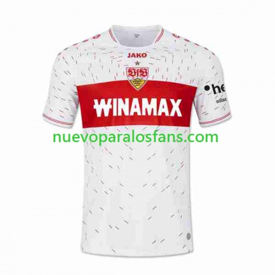 Camiseta de Fútbol VfB Stuttgart Hombre Casa 2023-2024 Manga Corta