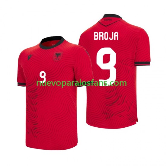 Camiseta de Fútbol Albania Armando Broja 9 Hombre Casa Copa Mundial 2026 Manga Corta