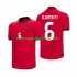 Camiseta de Fútbol Albania Berat Djimsiti 6 Hombre Casa Copa Mundial 2026 Manga Corta