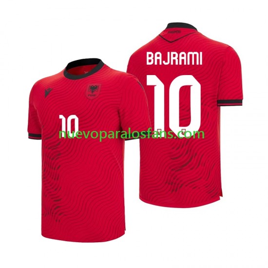 Camiseta de Fútbol Albania Nedim Bajrami 10 Hombre Casa Copa Mundial 2026 Manga Corta