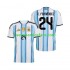 Camiseta de Fútbol Argentina Enzo Fernandez 24 Hombre Casa Copa Mundial 2026 Manga Corta