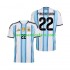 Camiseta de Fútbol Argentina Franco Mastantuono 22 Hombre Casa Copa Mundial 2026 Manga Corta