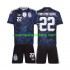 Camiseta de Fútbol Argentina Franco Mastantuono 22 Niño Exterior Copa Mundial 2026 Manga Corta