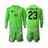 Camiseta de Fútbol Argentina Emiliano Martinez 23 Portero Niño Tercera Copa Mundial 2026 Manga Larga