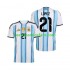 Camiseta de Fútbol Argentina Jose Manuel Lopez 21 Hombre Casa Copa Mundial 2026 Manga Corta