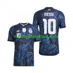 Camiseta de Fútbol Argentina Lionel Messi 10 Hombre Exterior Copa Mundial 2026 Manga Corta