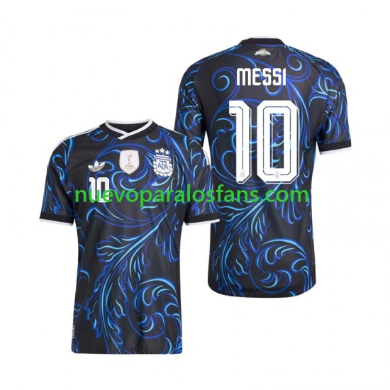 Camiseta de Fútbol Argentina Lionel Messi 10 Hombre Exterior Copa Mundial 2026 Manga Corta