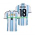 Camiseta de Fútbol Argentina Nico Paz 18 Hombre Casa Copa Mundial 2026 Manga Corta