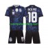 Camiseta de Fútbol Argentina Nico Paz 18 Niño Exterior Copa Mundial 2026 Manga Corta
