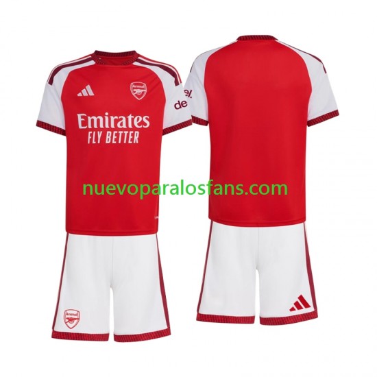 Camiseta de Fútbol Arsenal Niño Casa 2026-2027 Manga Corta