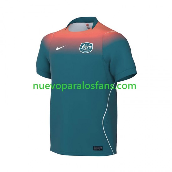 Camiseta de Fútbol Australia Hombre Exterior Copa Mundial 2026 Manga Corta