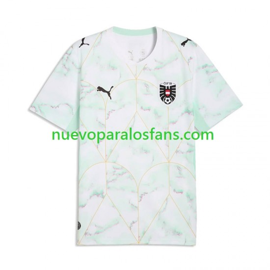 Camiseta de Fútbol Austria Hombre Exterior Copa Mundial 2026 Manga Corta