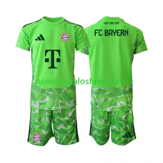 Camiseta de Fútbol Bayern de Múnich Portero Niño Casa 2026-2027 Manga Corta