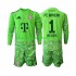 Camiseta de Fútbol Bayern de Múnich Manuel Neuer 1 Portero Niño Casa 2026-2027 Manga Larga