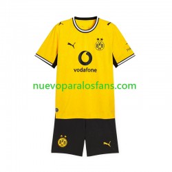 Camiseta de Fútbol Borussia Dortmund Niño Casa 2026-2027 Manga Corta