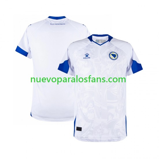 Camiseta de Fútbol Bośnia i Hercegowina Hombre Exterior Copa Mundial 2026 Manga Corta