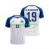 Camiseta de Fútbol Bośnia i Hercegowina Kerim Alajbegovic 19 Hombre Exterior Copa Mundial 2026 Manga Corta