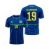 Camiseta de Fútbol Bośnia i Hercegowina Kerim Alajbegovic 19 Hombre Casa Copa Mundial 2026 Manga Corta