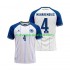 Camiseta de Fútbol Bośnia i Hercegowina Tarik Muharemovic 4 Hombre Exterior Copa Mundial 2026 Manga Corta